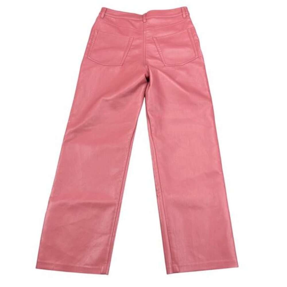 NWT WILFRED Aritzia Melina Cropped Size 2 Warm Sienna Red - Picture 6 of 6
